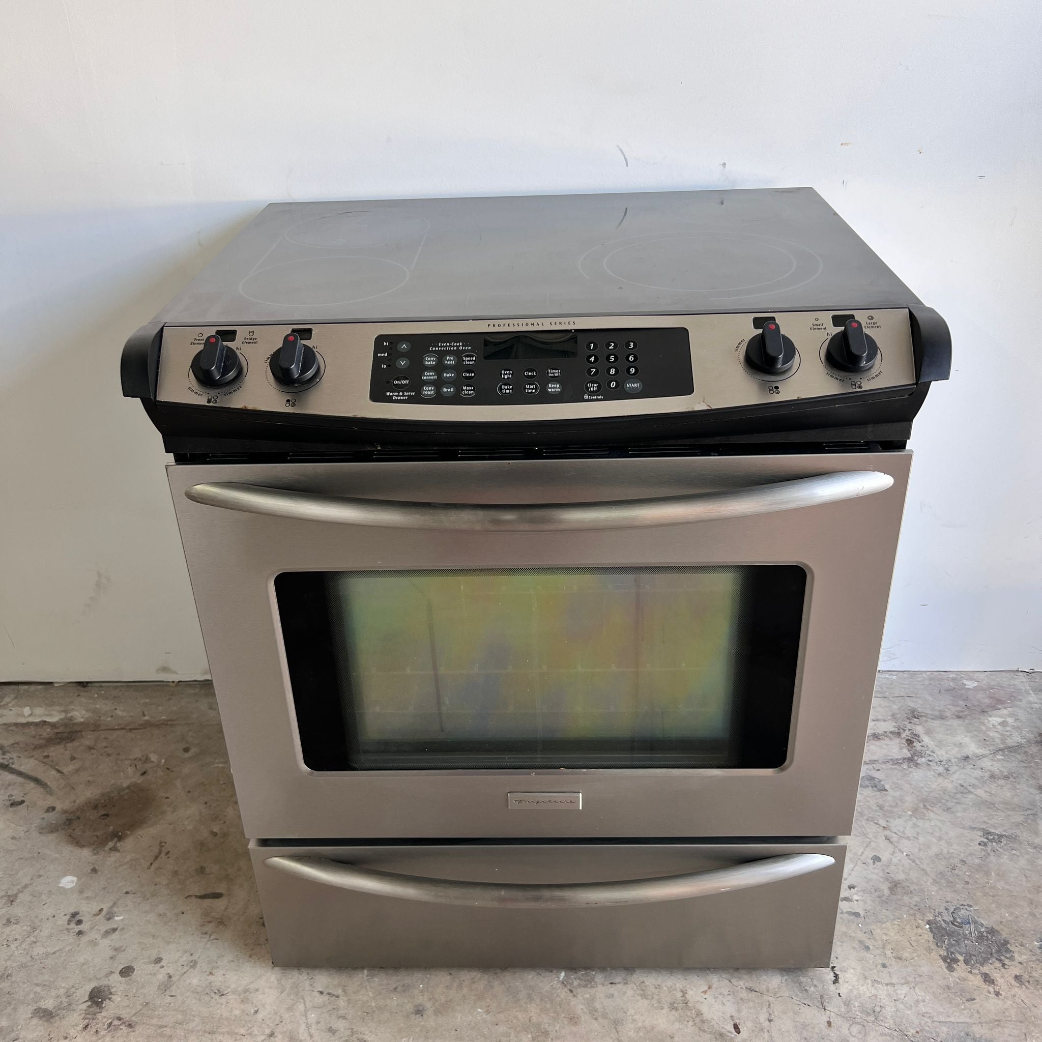 Frigidaire-Stainless-Steel-Slide-In Electric-Stove Frigidaire-Stainless-Steel-Slide-In Electric-Stove